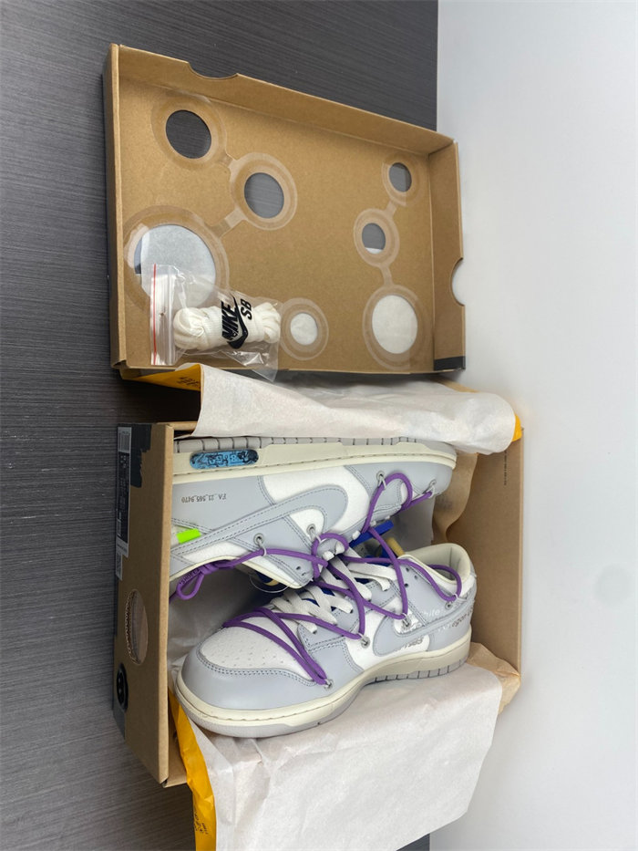 NK Dunk Low OW Lot 48 DM1602-107 detail 7