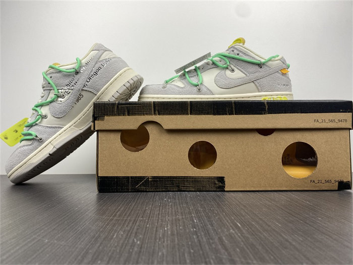 NK Dunk Low OW Lot 36 DJ0950-107 detail 2