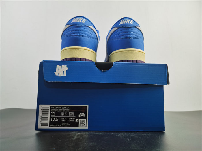 NK Dunk Low Undefeated 5 On It Dunk vs. AF1 DH6508-400 detail 5