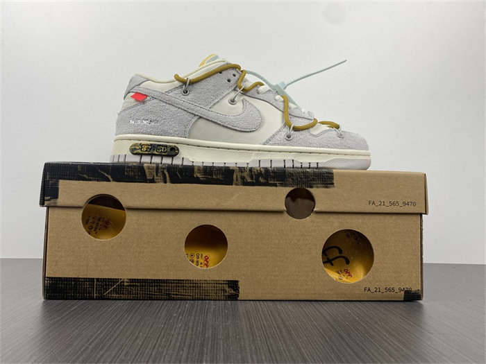 NK Dunk Low OW Lot 37 DJ0950-105 detail 2