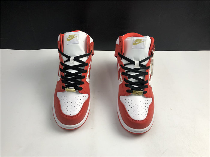 NK Dunk High Pro SB Supreme Red Stars 307385-161 detail 4