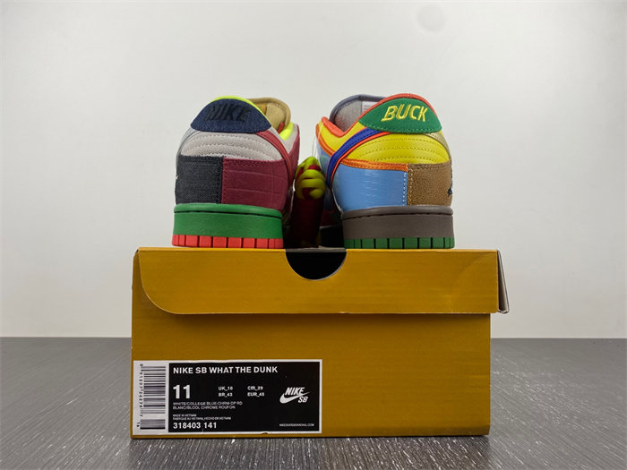 NK SB Dunk Low What the Dunk 318403-141 detail 5