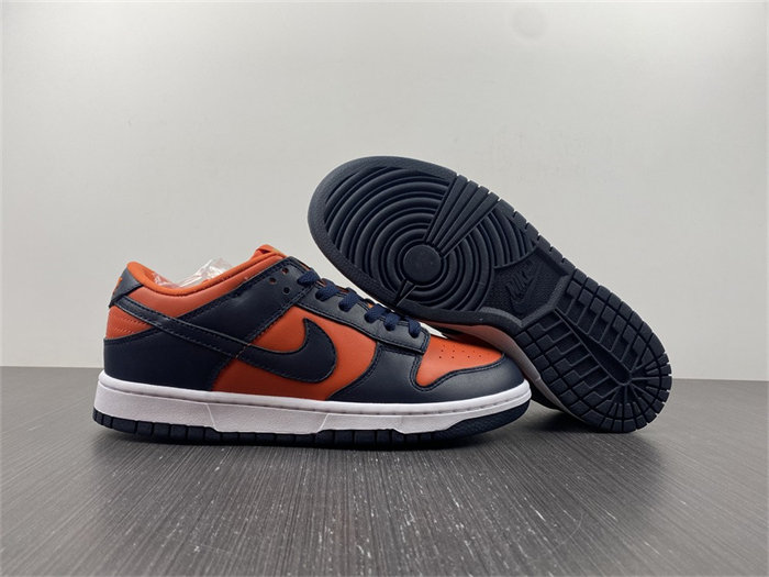 NK Dunk Low SP Champ Colors University Orange Marine CU1727-800 detail 3