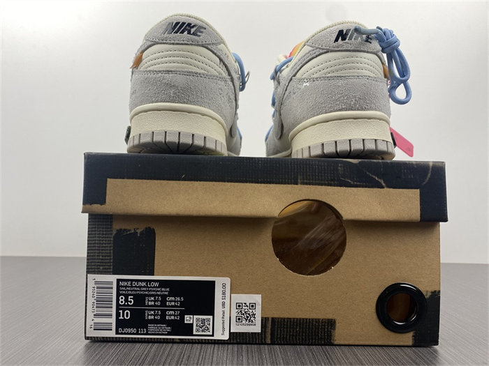 NK Dunk Low OW Lot 38 DJ0950-113 detail 5