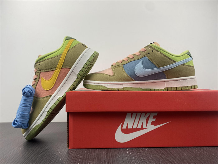 NK Dunk Low Next Nature Sun Club Arctic Orange DM0583-800 detail 2