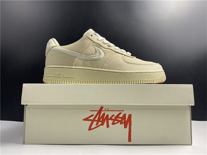 NK Air Force 1 Low Stussy Fossil CZ9084-200 detail 7
