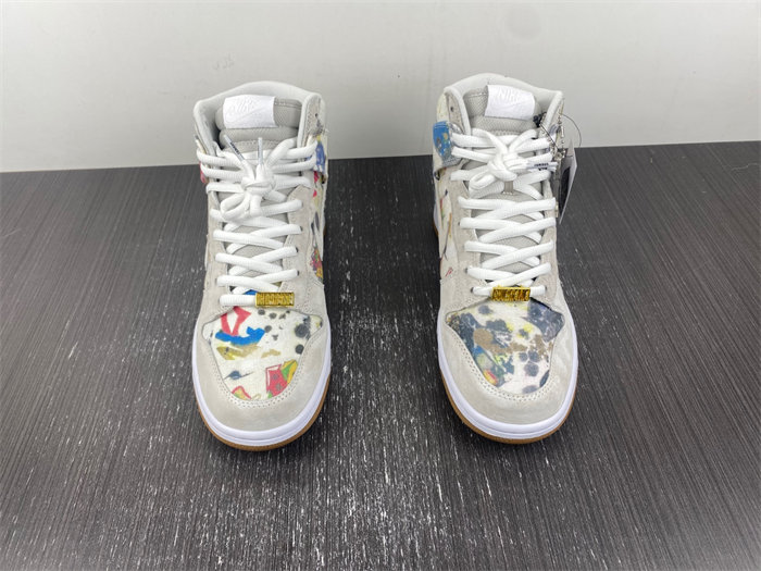 NK SB Dunk High Supreme Rammellzee FD8779-100 detail 6