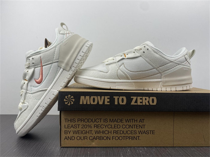 NK Dunk Low Disrupt 2 Pale Ivory DH4402-100 detail 2