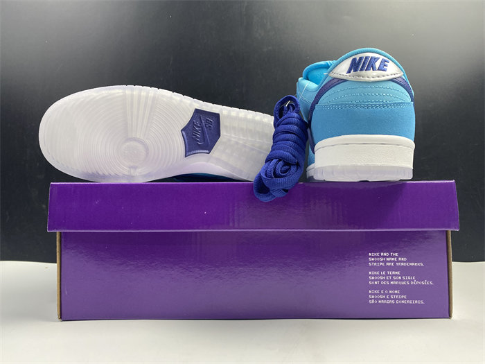 NK SB Dunk Low Pro Blue Fury BQ6817-400 detail 6