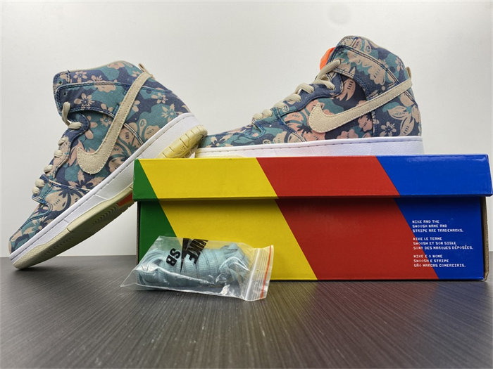 NK SB Dunk High Hawaii CZ2232-300 detail 2