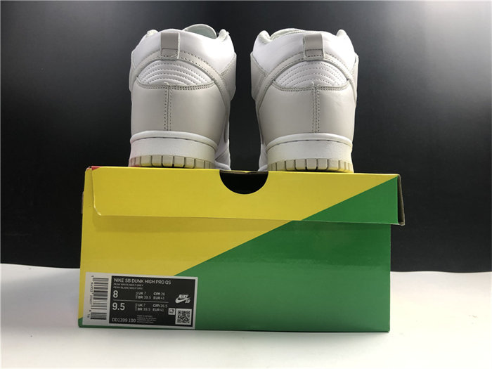 NK Dunk High Retro White Vast Grey DD1399-100 detail 5