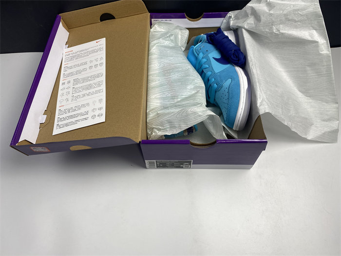 NK SB Dunk Low Pro Blue Fury BQ6817-400 detail 7