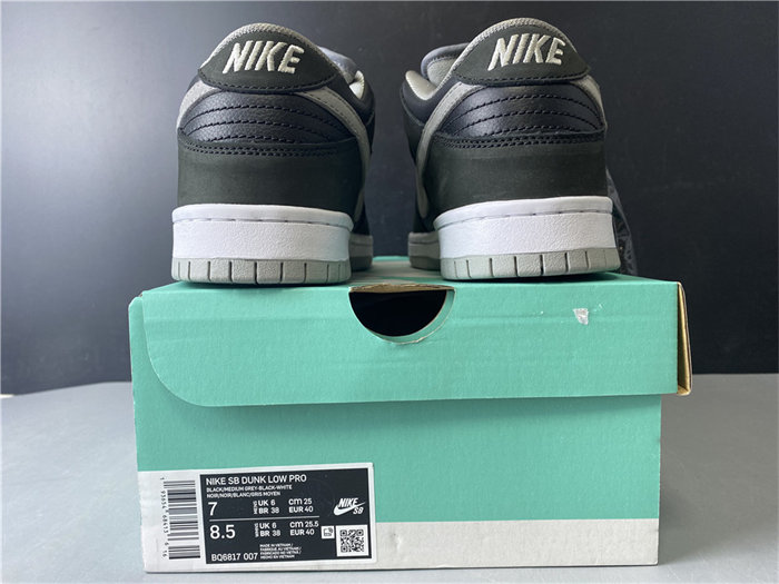 NK SB Dunk Low J-Pack Shadow BQ6817-007 detail 5