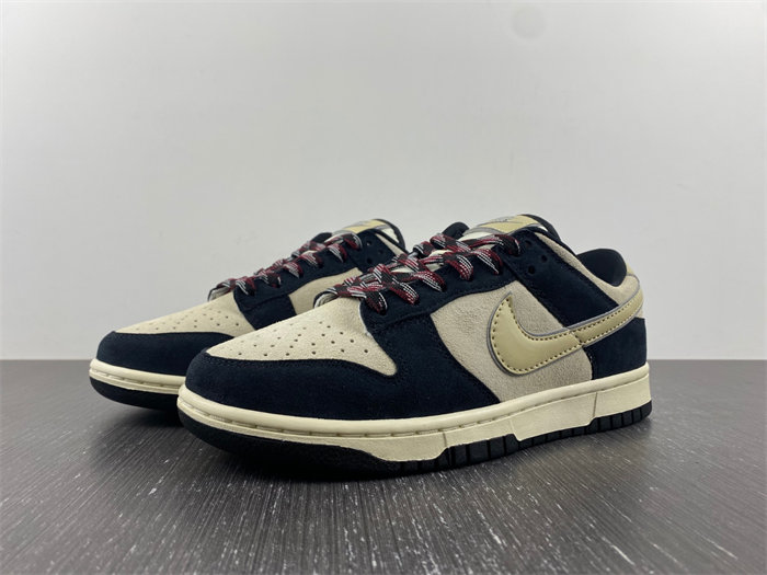 NK Dunk Low Pink Suede DV3054-001 detail 7