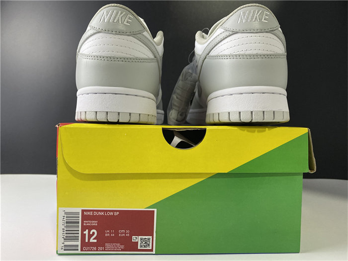 NK SB Dunk Low Silver ash killer CU1726-201 detail 5