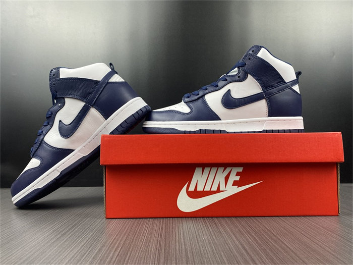 NK DUNK HIGH 'MIDNIGHT NAVY' SKU DD1399-104 detail 2