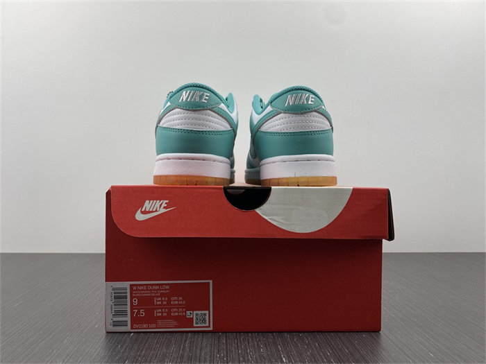 NK Dunk Low Teal Zeal DV2190-100 detail 5