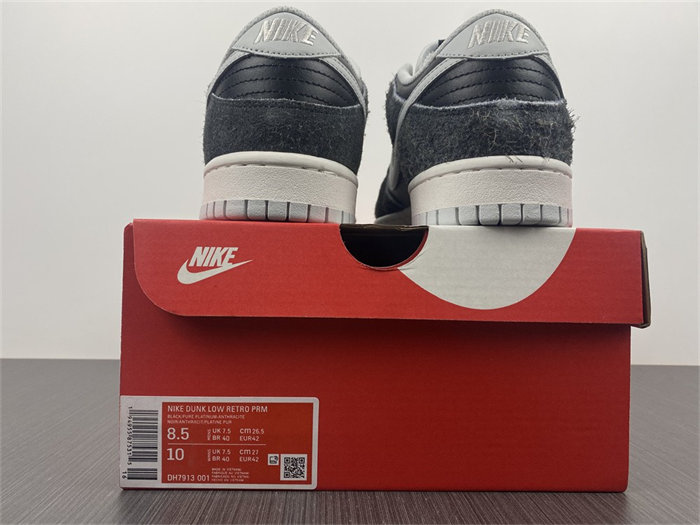 NK Dunk Low Retro Animal Pack Zebra DH7913-001 detail 5