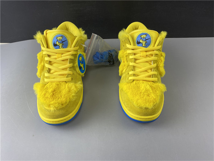 NK SB Dunk Low Grateful Dead Bears Opti Yellow CJ5378-700 detail 4