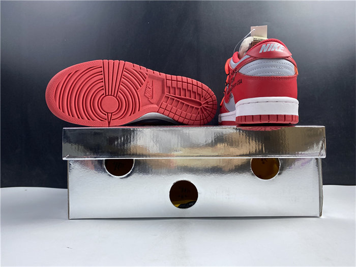 NK Dunk Low OW University Red CT0856-600 detail 6