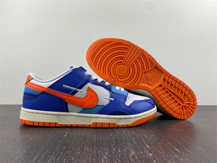 NK Dunk Low Scrap Knicks DM0128-100 detail 6