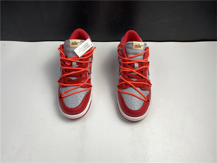 NK Dunk Low OW University Red CT0856-600 detail 4