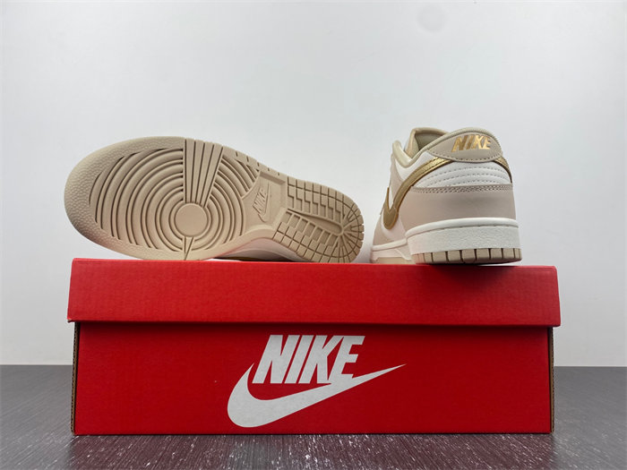 NK Dunk Low Phantom Metallic Gold DX5930-001 detail 3