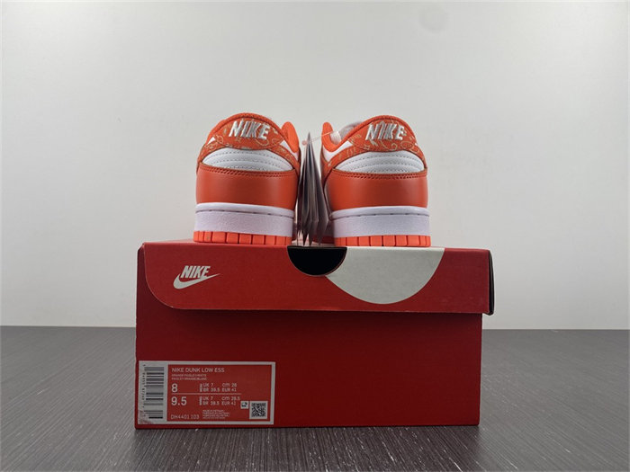 NK Dunk Low Essential Paisley Pack Orange DH4401-103 detail 5