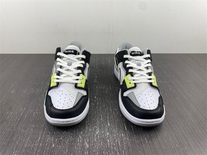 NK Dunk Low Scrap Wolf Grey Light Lemon Twist DC9723-001 detail 6
