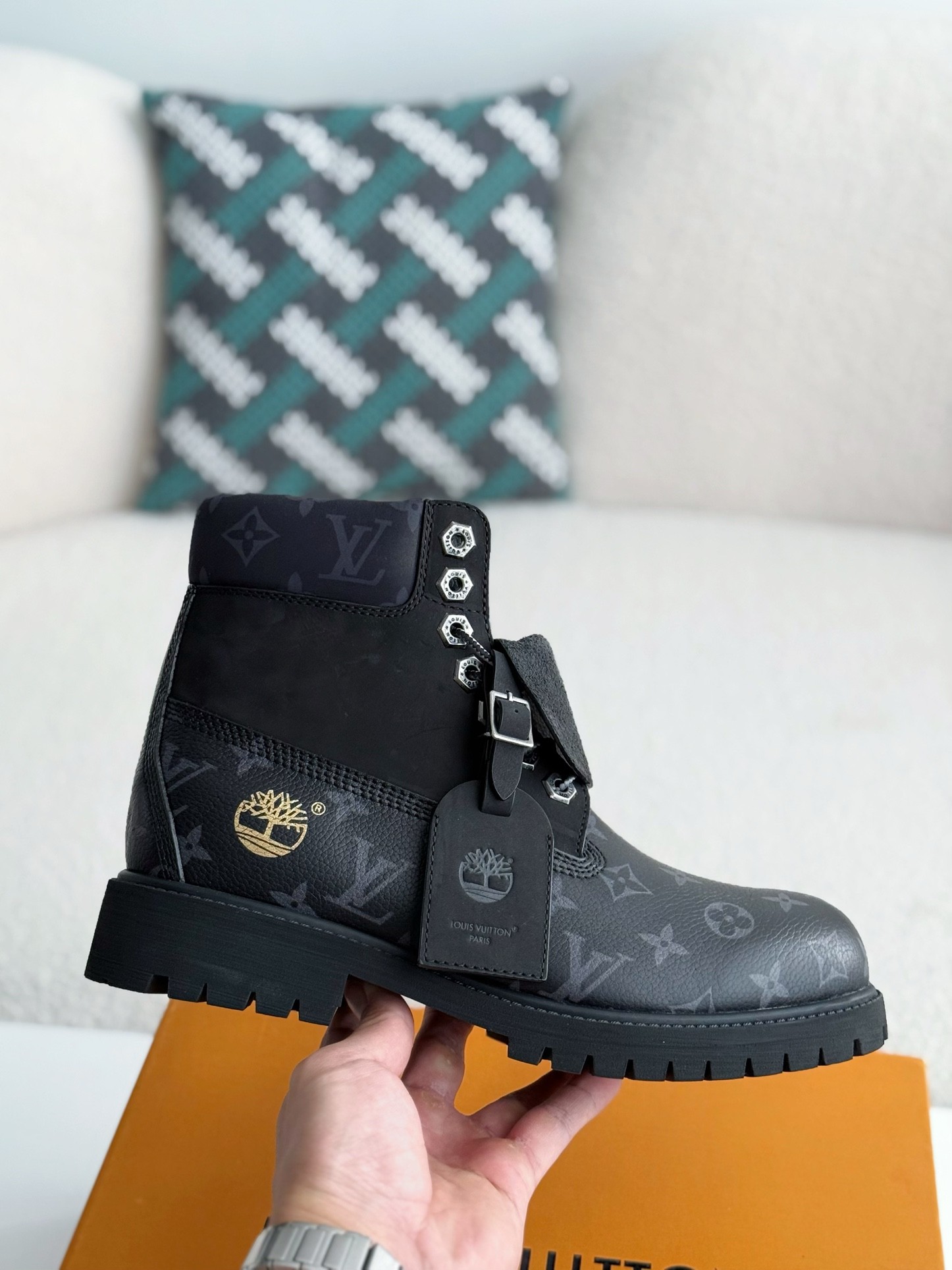 L X V x Timland boots/Martin boots/boots detail 6