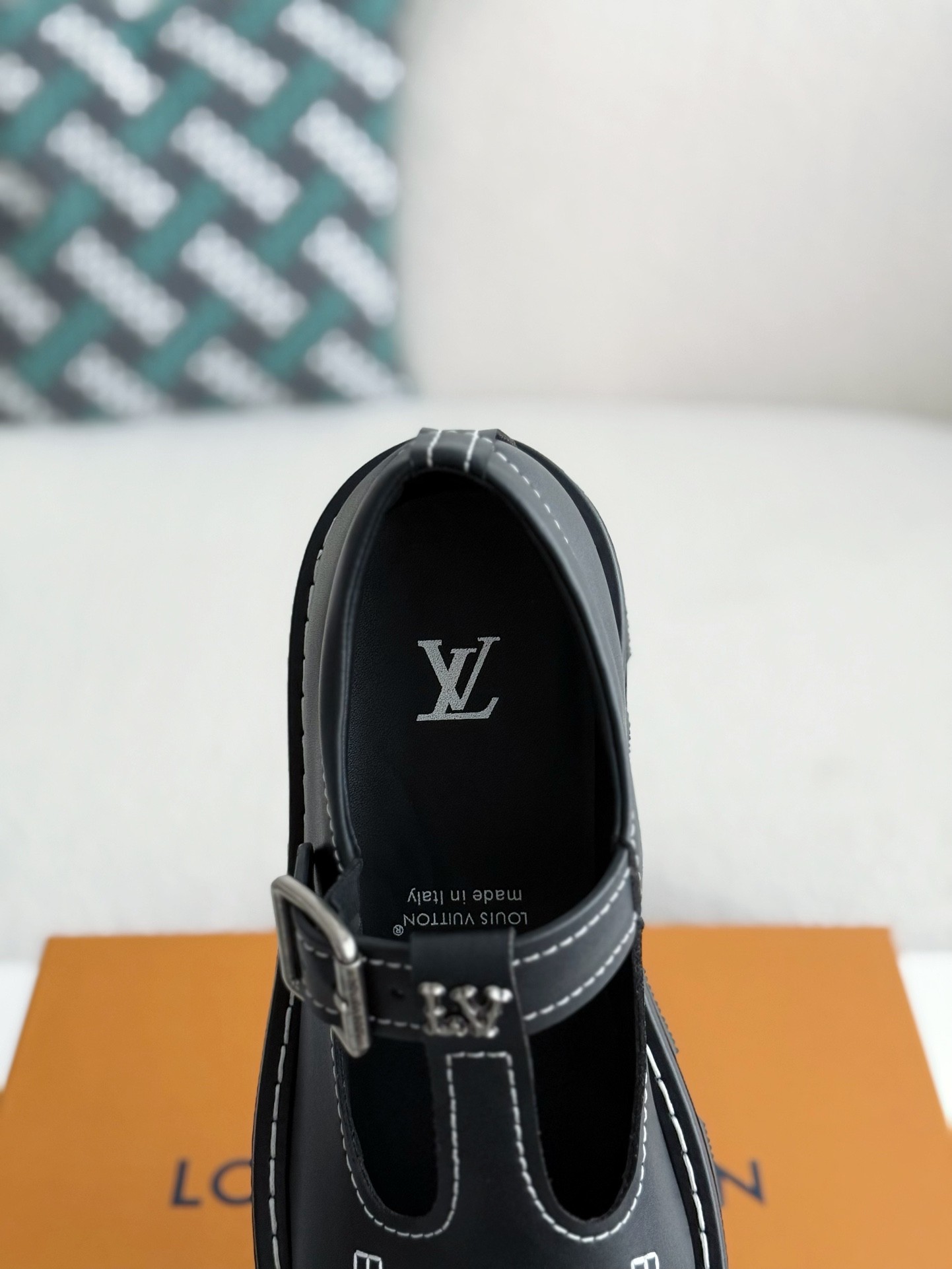 L X V Cow leather/Round head buckle Casual Shoes detail 9