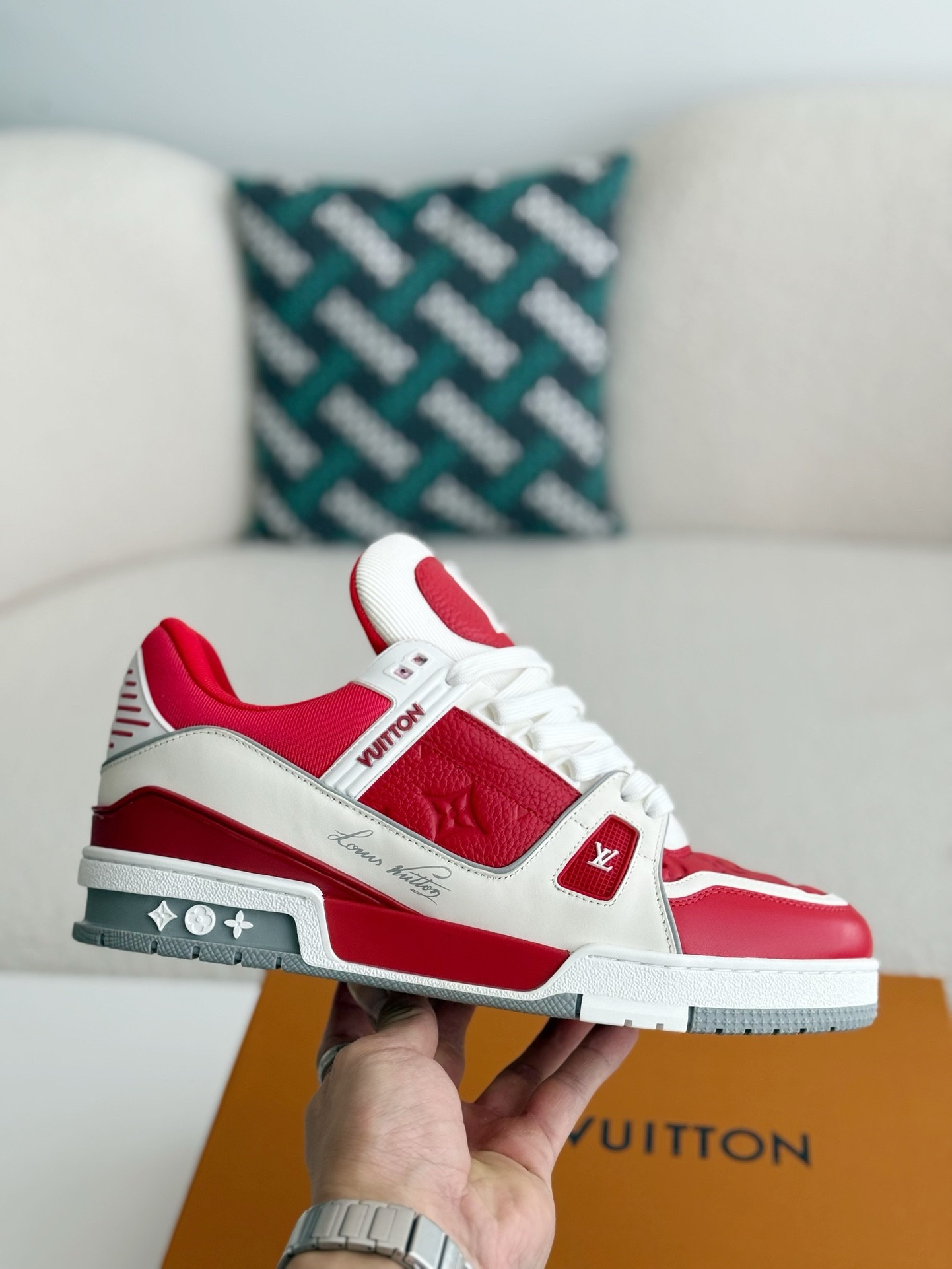 L X V TRAINER SNEAKERS detail 6