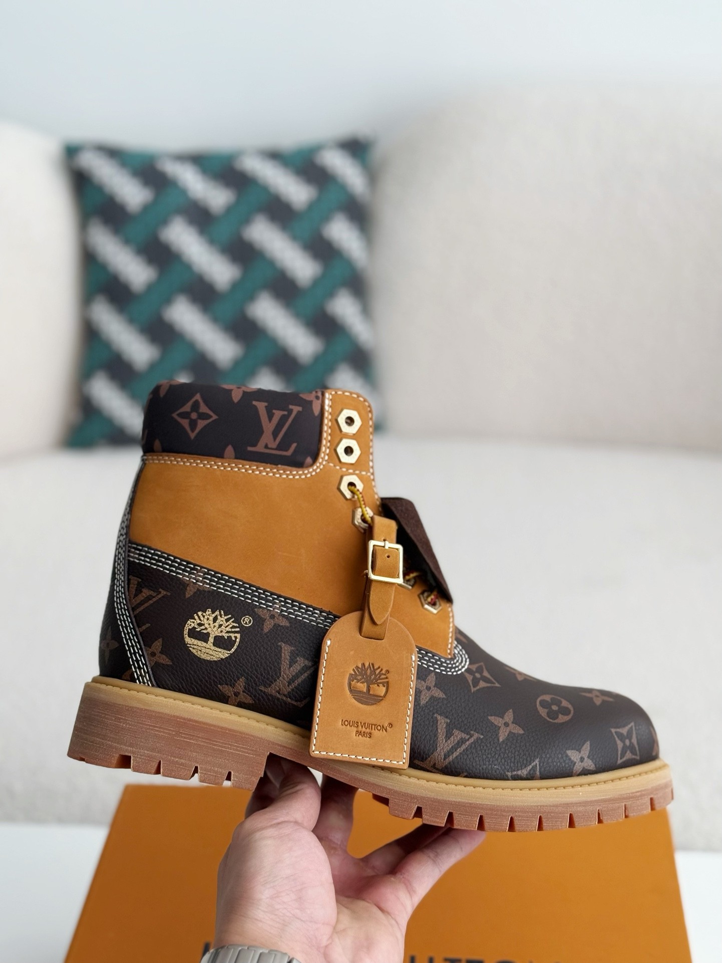 L X V x Timland boots/Martin boots/boots detail 6