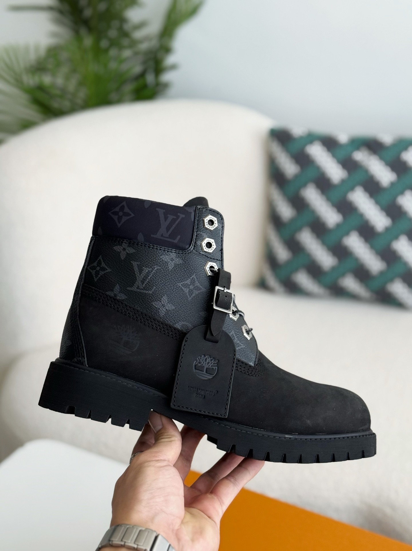 L X V x Timland boots/Martin boots/boots detail 6
