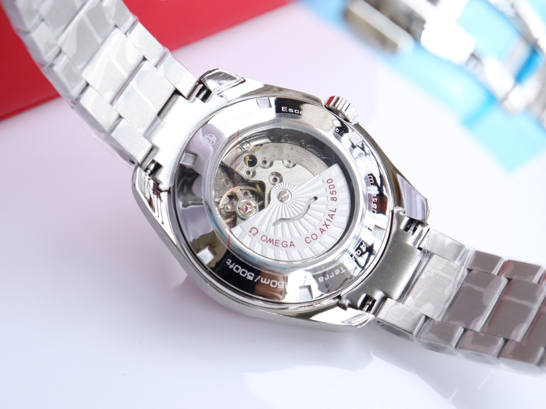 OMG Seamaster Aqua Teera 150 Meter Watch 41mm Dark Blue Diameter 316l Stainless Steel Strap detail 8