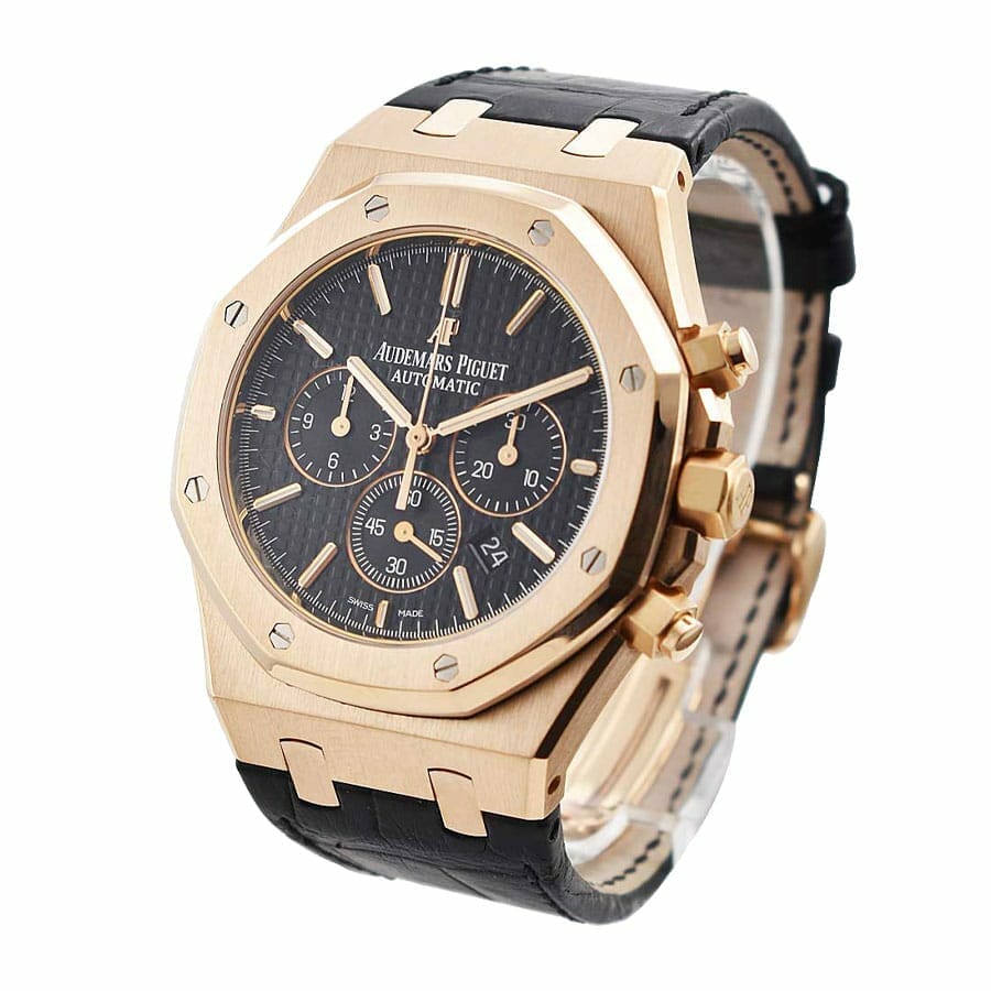 APS Royal Oak Chronograph 26240OR Black detail 2