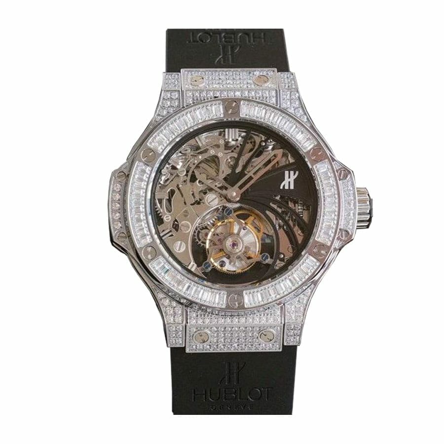 Skeleton Diamond Watch detail 10