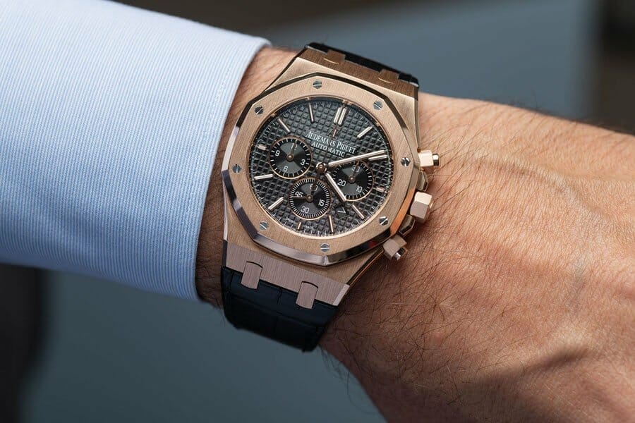 APS Royal Oak Chronograph 26240OR Black detail 6