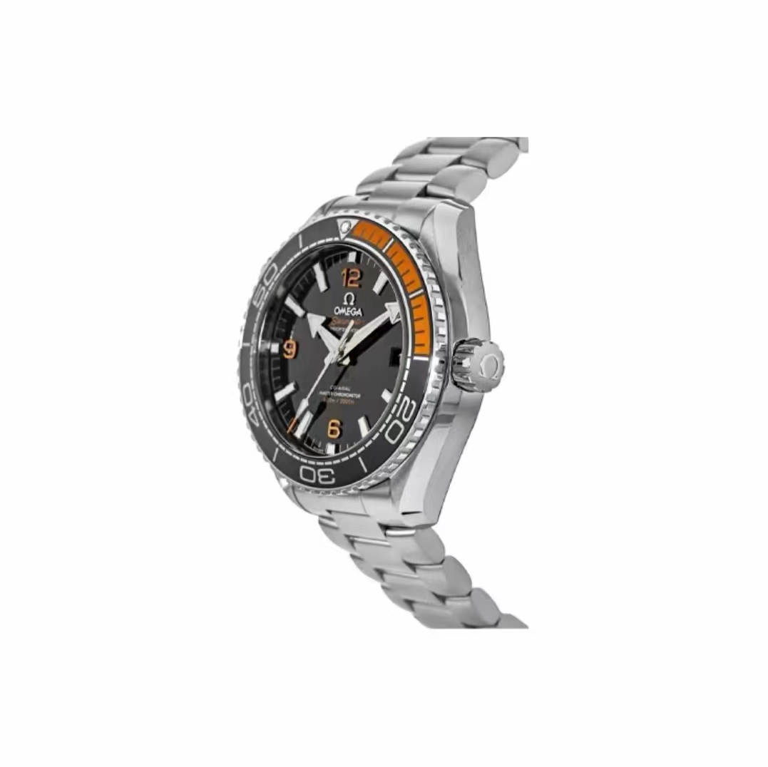 OMG Seamaster Planet Ocean Steel Black Dial detail 4