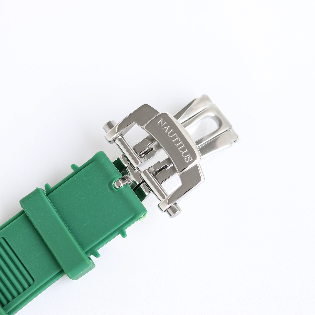 PP Nautilus 5711 Green Dial Rubber detail 9