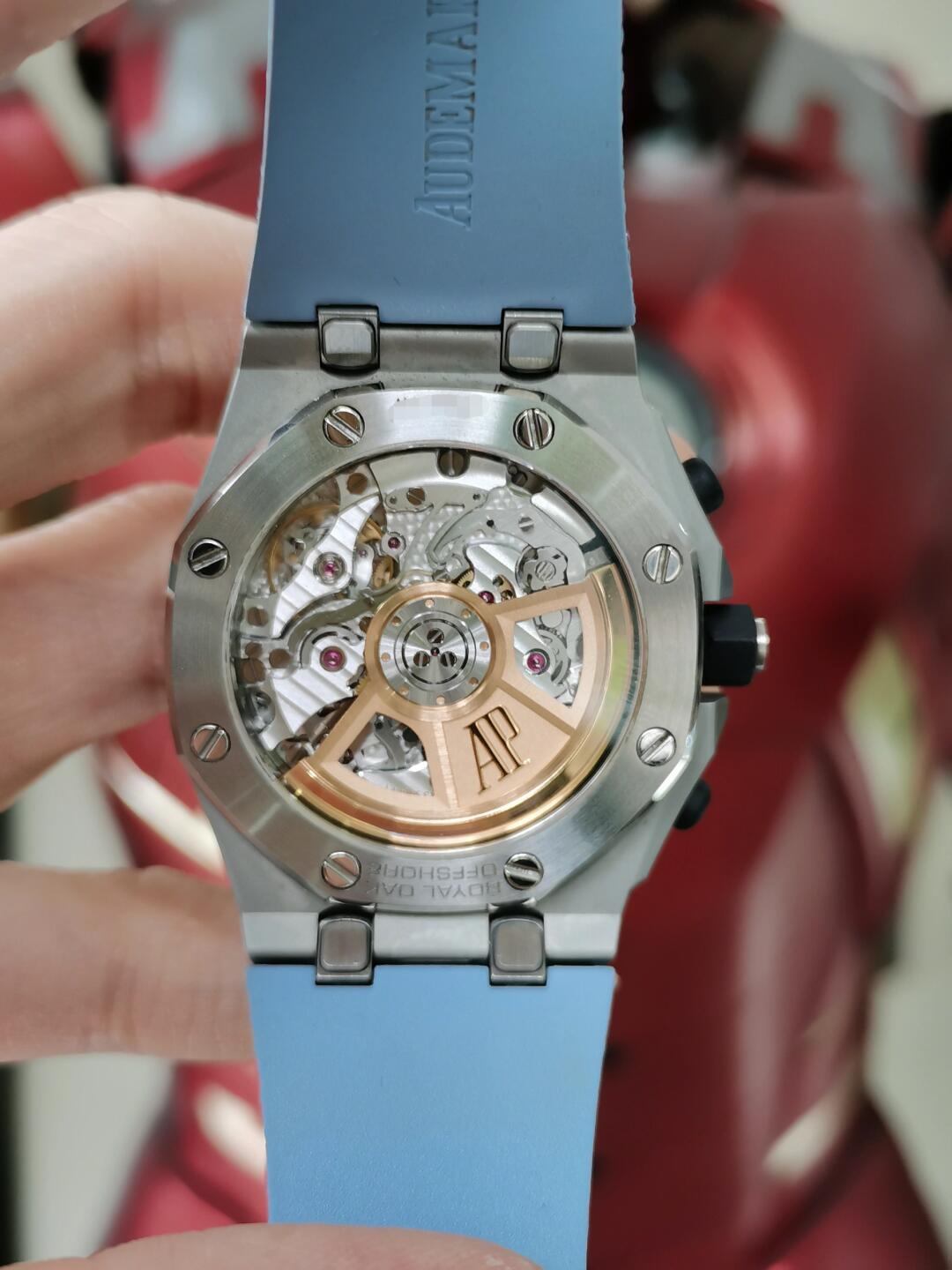 APS 26238ST Blue Dial detail 5