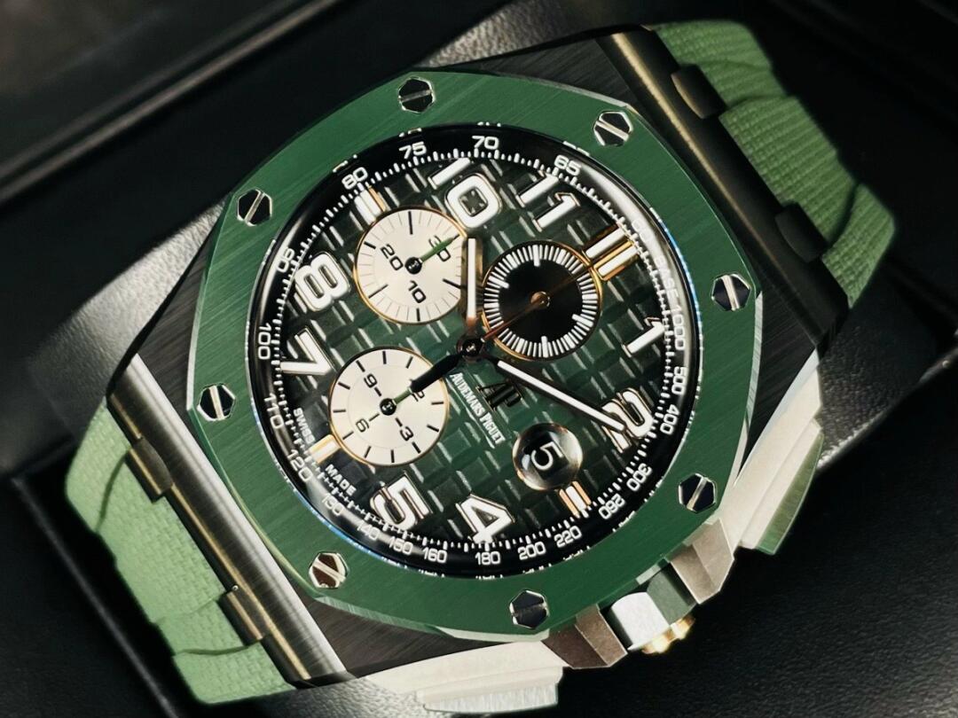 APS Green Dial Ceramic detail 8