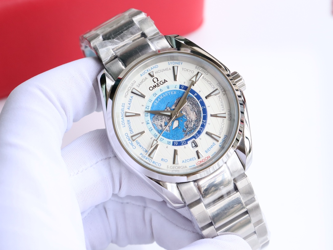 OMG Seamaster Aqua Teera 150 Meter Watch 41mm Diameter 316l Stainless Steel Strap detail 3