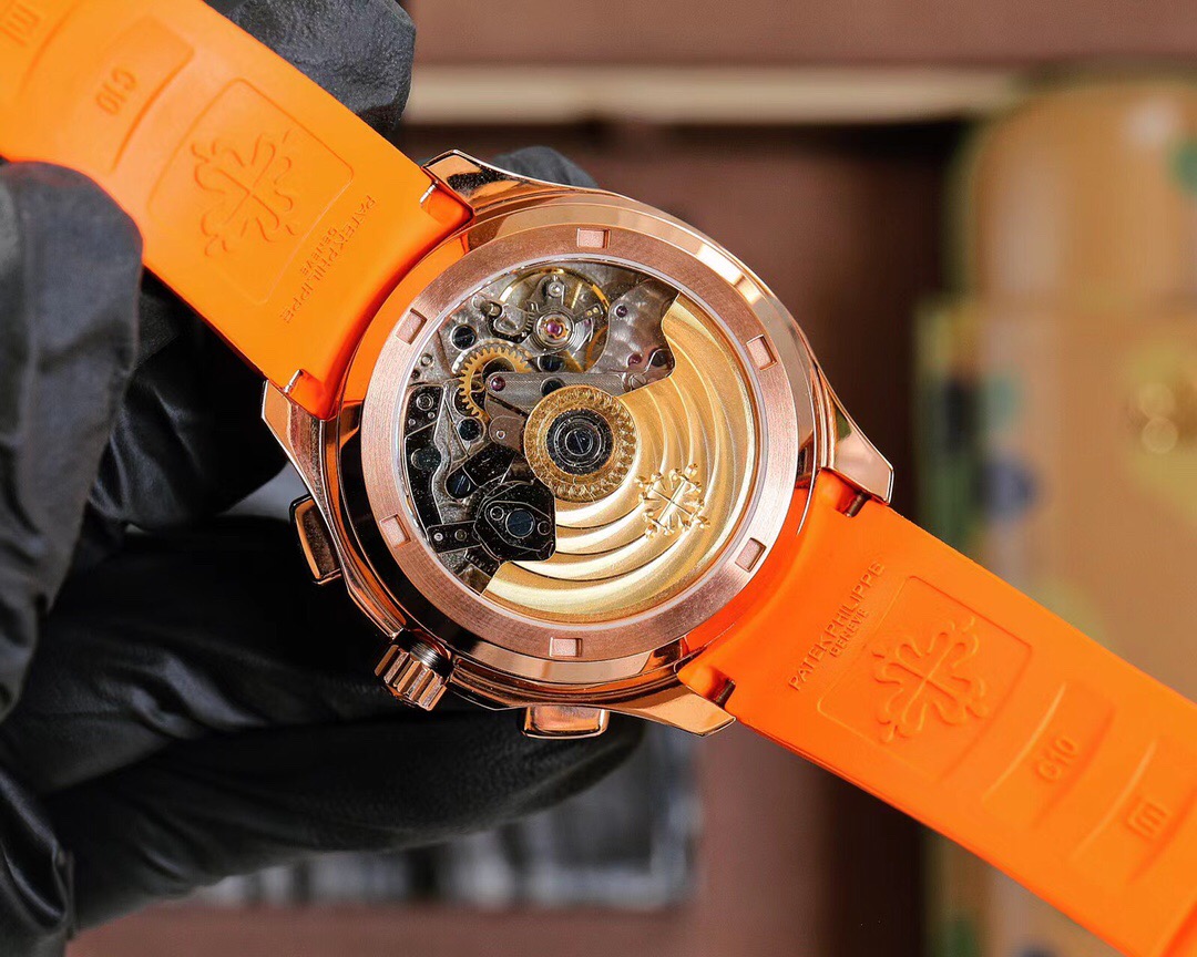PP Chronograph Orange Strap detail 6