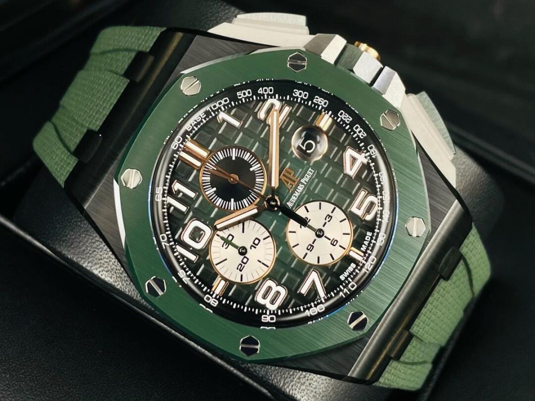 APS Green Dial Ceramic detail 6