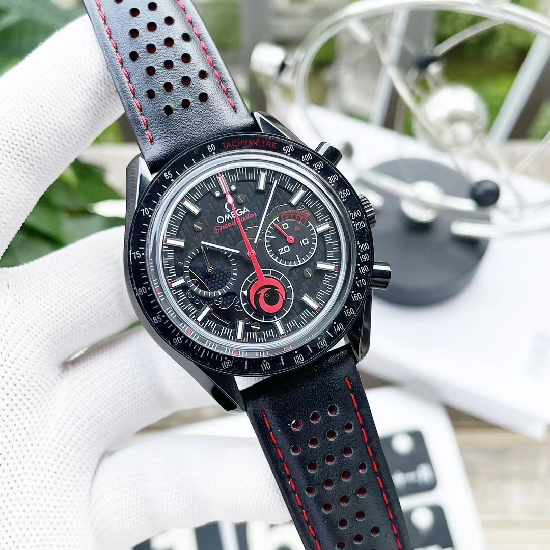 OMG Speedmaster Reduced 3510.50 Black Dial Apollo 8 detail 7