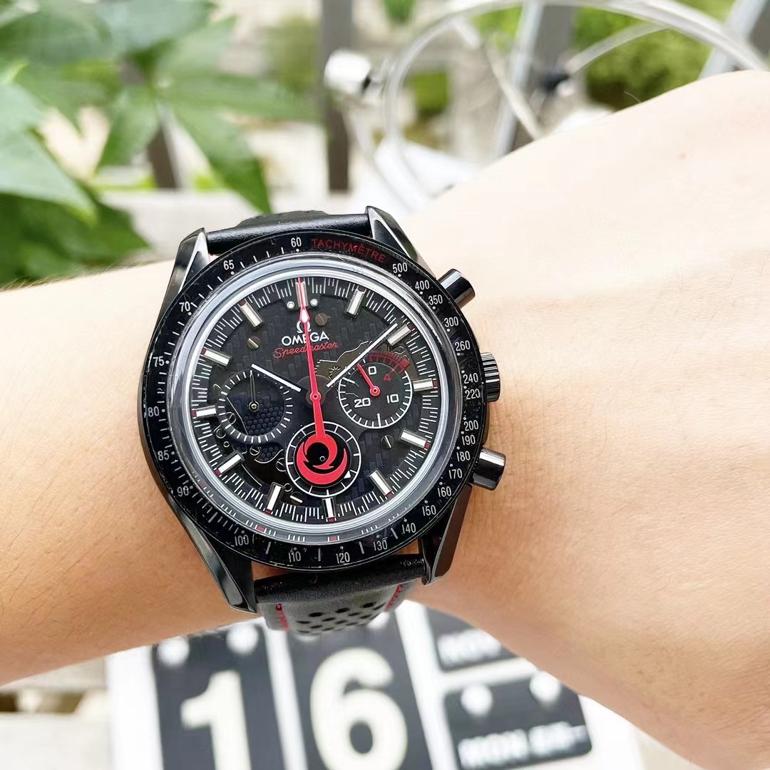 OMG Speedmaster Reduced 3510.50 Black Dial Apollo 8 detail 8