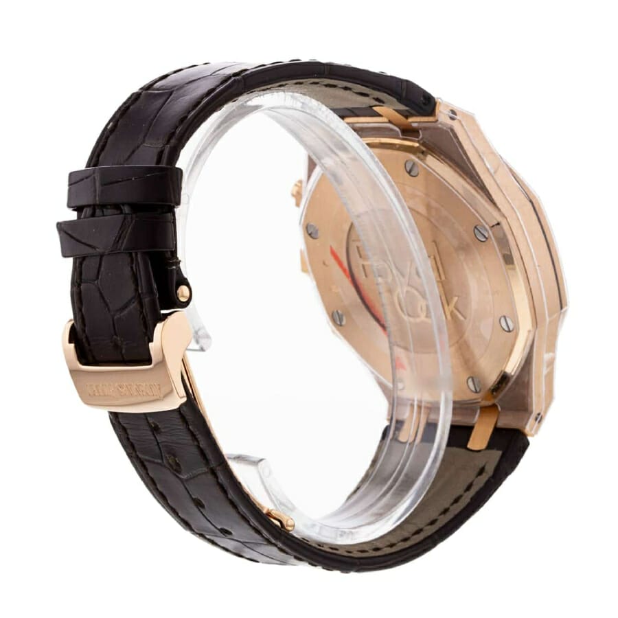 APS Brown Crocodile Strap detail 3