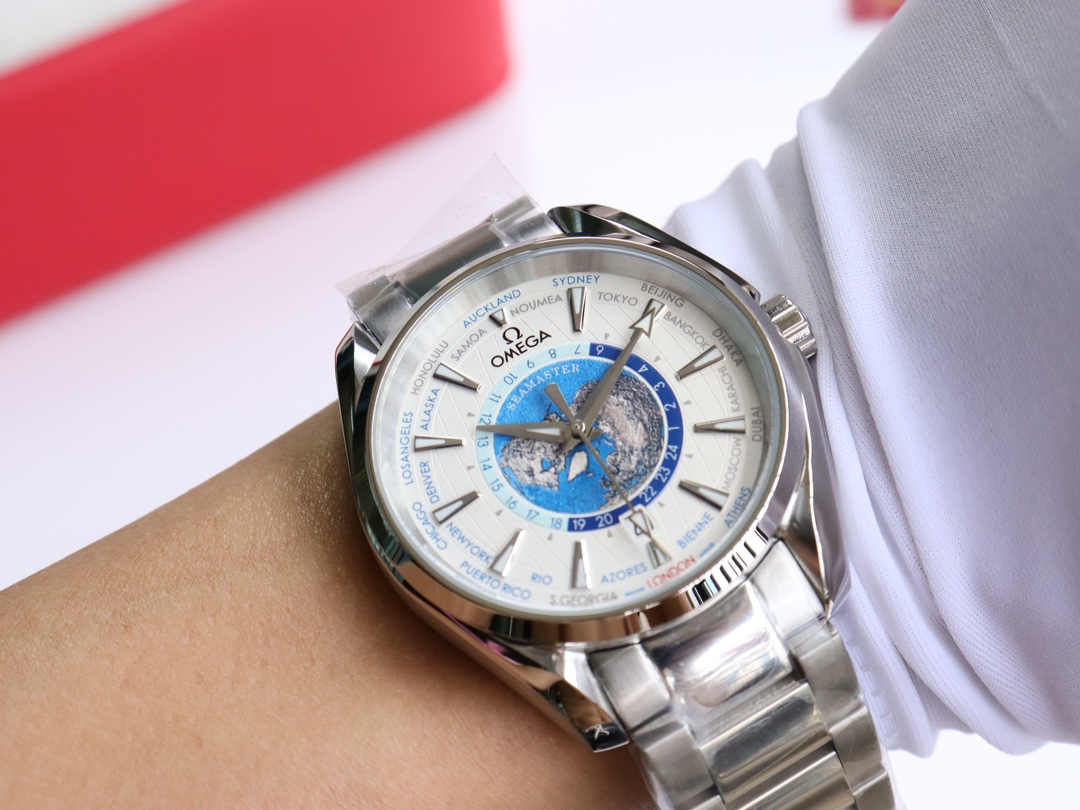 OMG Seamaster Aqua Teera 150 Meter Watch 41mm Diameter 316l Stainless Steel Strap detail 10