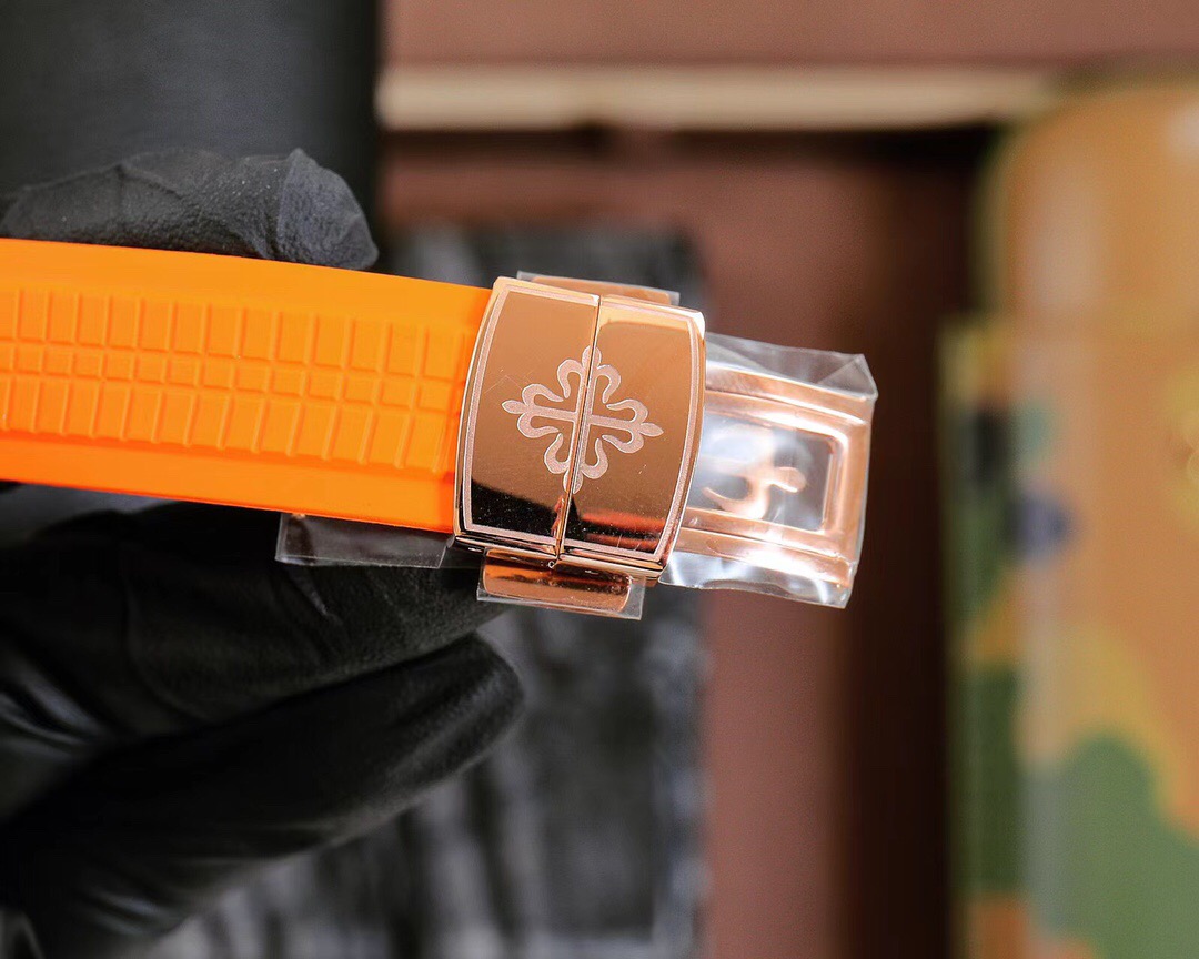 PP Chronograph Orange Strap detail 7